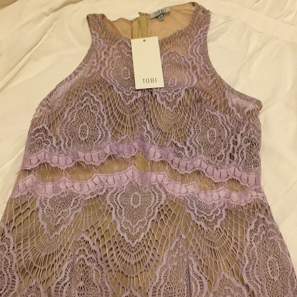 Eyelash lace bodycon dress - Picture 5 of 6